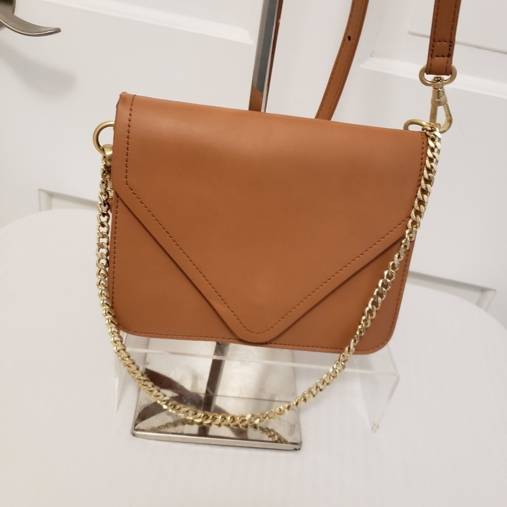 M&S Collection Crossbody/Shoulder Bag, Stylish, Sleek Beige In Color